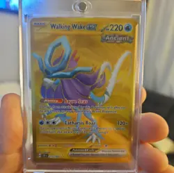 Walking Wake EX 215/162 SV05 Temporal Forces Gold Hyper Rare Pokemon TCG NM - Image 3