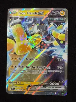 Pokemon TCG Iron Hands ex 031/131 Prismatic Evolutions PRE Double Rare - Image 1