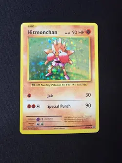 2016 Pokemon XY Evolutions Hitmonchan Holo #62 - Image 1