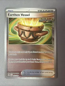 Pokemon TCG * Paradox Rift * 163/182 Earthen Vessel REVERSE HOLO Uncommon - Image 1
