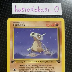 Pokemon TCG Cubone 50/64 Jungle 1st Edition Regular Common NM Condition - Image 3