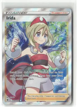 Pokemon Irida (Full Art) Ultra Rare SWSH10: Astral Radiance 186/189 NM - Image 1