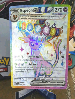 Pokemon Espeon ex SVP 175 Premium Figure Collection Black Star Promo - Image 1