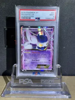 2016 Pokemon XY Generations Memetic EX 37/83 PSA 9 - Image 1