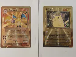 Pokemon Celebrations UPC Metal Charizard & Pikachu Set - Image 1