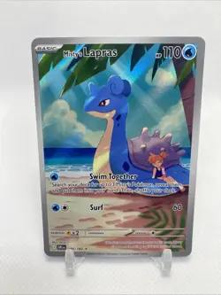 Pokemon TCG Misty's Lapras Sv:Destined Rivals Illustration Rare 194/182 - Image 1
