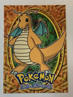 1999 Topps Pokemon Movie Edition #E12 Dragonite Black Logo (E)FREE COMBINED SHIP - Image 1