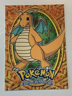 1999 Topps Pokemon Movie Edition #E12 Dragonite Black (B Logo FREE COMBINED SHIP - Image 1