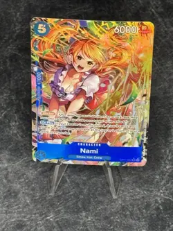 Nami (054) (Alternate Art) OP11-054 A Fist of Divine Speed Foil - Image 1