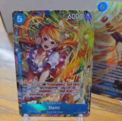 Nami (054) (Alternate Art) OP11-054 A Fist of Divine Speed Foil Ace SEC op13-119 - Image 2