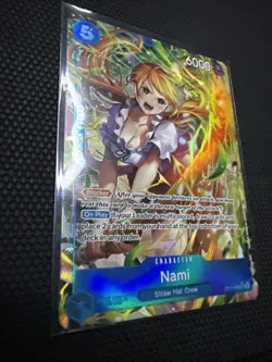 Nami (054) (Alternate Art) OP11-054 A Fist of Divine Speed Foil - Image 1