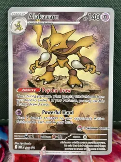 Alakazam - 009 (Pokemon Center Exclusive) 009 Me: Mega Evolution Promo Holo - Image 1