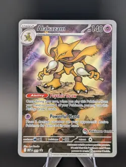Alakazam - 009 (Pokemon Center Exclusive) 009 Me: Mega Evolution Promo Holo NM - Image 1