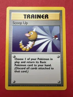 Scoop Up 78/102 Base Set (1999-2000) 4th Print Trainer Pokemon TCG Card - Image 1
