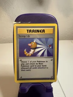 Pokemon TCG: Scoop Up Trainer - Base Set - 78/102 - Rare - Vintage - Image 1