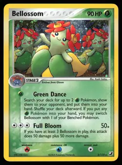 Bellossom 3/115 Holo Rare | PL | Unseen Forces | Pokemon TCG - VINTAGE 2005 - Image 1