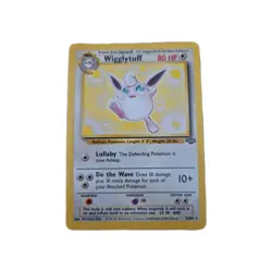 ⭐ Wigglytuff 32/64 ⭐ Original Non Holo Rare Jungle Set Pokemon Card WOTC 1999 - Image 1