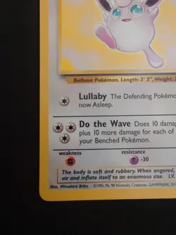 Pokemon Wigglytuff Rare Jungle 32/64 - Image 2