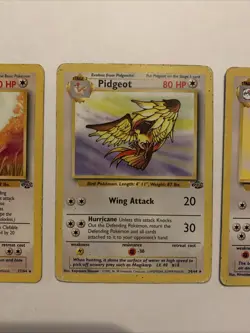 Pokemon Jungle Rare Bundle - Clefable 17, Pidgeot 24, Wigglytuff 32/64 - HP - Image 3