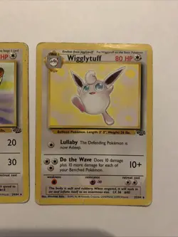 Pokemon Jungle Rare Bundle - Clefable 17, Pidgeot 24, Wigglytuff 32/64 - HP - Image 4