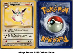 1999 Pokemon, Jungle, #32/64 Wigglytuff, Rare (b) - Image 1