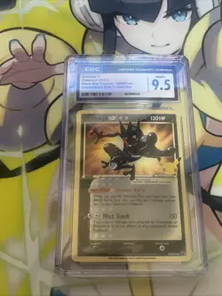 Pokemon TCG Greninja Star SWSH144 Celebrations Black Star Promo Shiny CGC 9.5 - Image 1