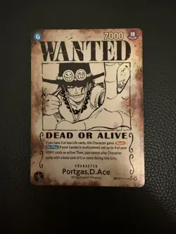 Portgas.D.Ace Wanted Poster OP13-119 One Piece Carrying On His Will - Image 1