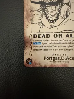 Portgas.D.Ace Wanted Poster OP13-119 One Piece Carrying On His Will - Image 5