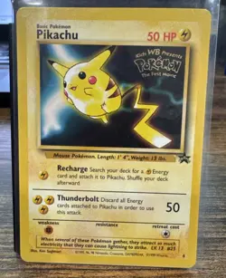 1999 Pokemon First Movie Set x4 LP WB Black Star Promo Cards - Image 1