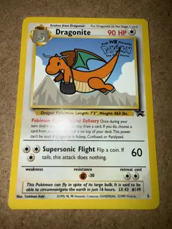 1999 Pokemon First Movie Set x4 LP WB Black Star Promo Cards - Image 5