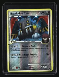 Pokemon BASTIODON GL 2/111 Reverse Holo (2009 Rising Rivals) LP/Light Play - Image 1