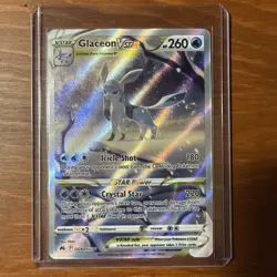 Glaceon VSTAR ⭐ GG40/GG70 Holo Crown Zenith Galarian Gallery Pokemon NM - Image 1