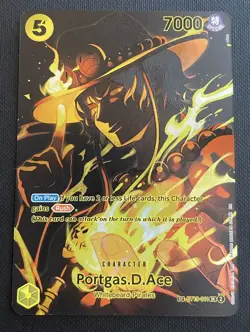 Portgas D. Ace Legacy of the Master One Piece Card SR/SP OP12 ST13-011 🔥🔥🔥 - Image 1