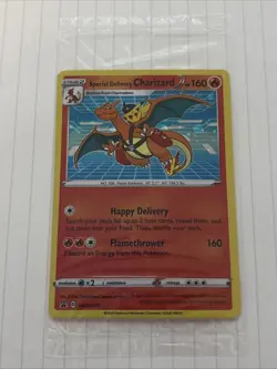 Special Delivery Charizard Pokemon Center Promo Card Sealed SWSH075 - Image 1