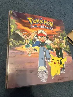 Pokemon "Gotta catch 'em all!" 3-Ring Binder Vintage 1999 with 200+ CARDS OFFERS - Image 1