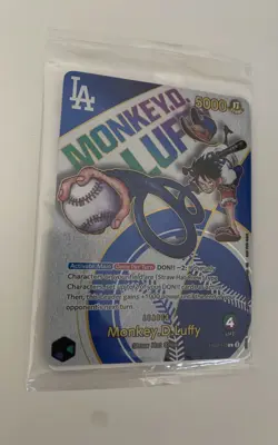 Bandai One Piece Card Game Monkey D. Luffy Leader Card EB02-010 Regular - Image 2