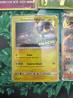 Detective Pikachu The Movie Stamped Promo Cards Set Of 5 - Image 5