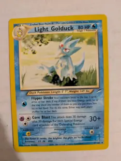Pokemon Card - Light Golduck Neo Destiny 47/105 Uncommon Non Holo - Image 1