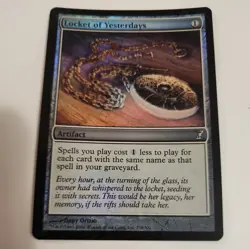 1X FOIL Locket of Yesterdays Time Spiral #258 Magic the Gathering MTG NEAR MINT - Image 1