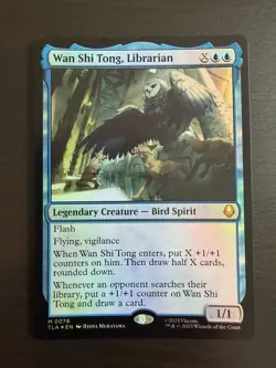 Magic the Gathering Avatar The Last Airbender Wan Shi Tong Librarian (Foil) #78 - Image 1