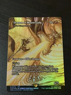 Dragon of Mount Gulg - Ancient Copper Dragon (Showcase Foil) MTG: Final Fantasy - Image 1