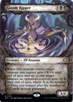 Gloom Ripper SHOWCASE Lorwyn Eclipsed Magic MTG NM - Image 1