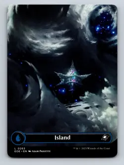 MTG Island (0263) (Borderless) Edge of Eternities Regular NM - Image 1