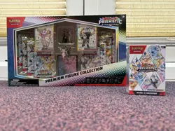 Pokemon Prismatic Evolutions Premium Figure Collection + Booster Bundle Sealed✅ - Image 1