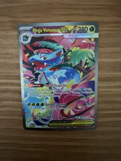 Pokemon TCG Mega Venusaur EX Card 177/132 Mega Evolution Sir - Image 1