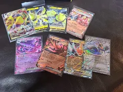 Phantasmal Flames Pokemon Cards EX Holo Vmax Bundle - Image 4
