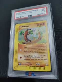 Pokemon TCG Sudowoodo Holo #H24 2003 Aquapolis PSA 9 MINT - Image 1