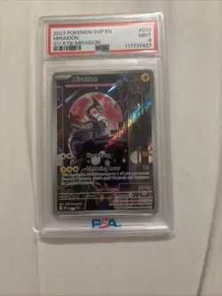 2023 POKEMON SVP EN SV BLACK STAR PROMO #013 MIRAIDON PSA 9 MINT - Image 1