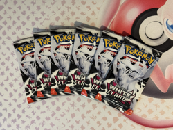 Lot of 6 Pokemon White Flare sealed booster packs - Image 1