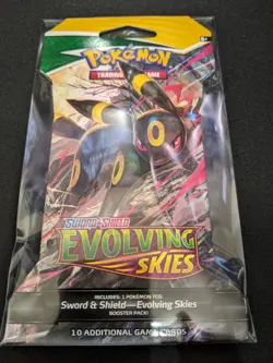Pokemon Evolving Skies Sleeved Booster Pack Full Art Set New Sealed - Image 2